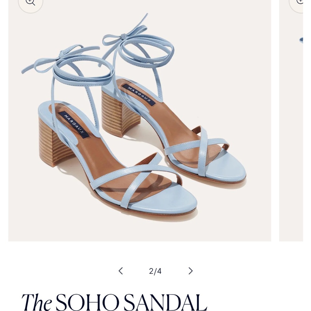 Margaux soho sandal fog 40.5 w